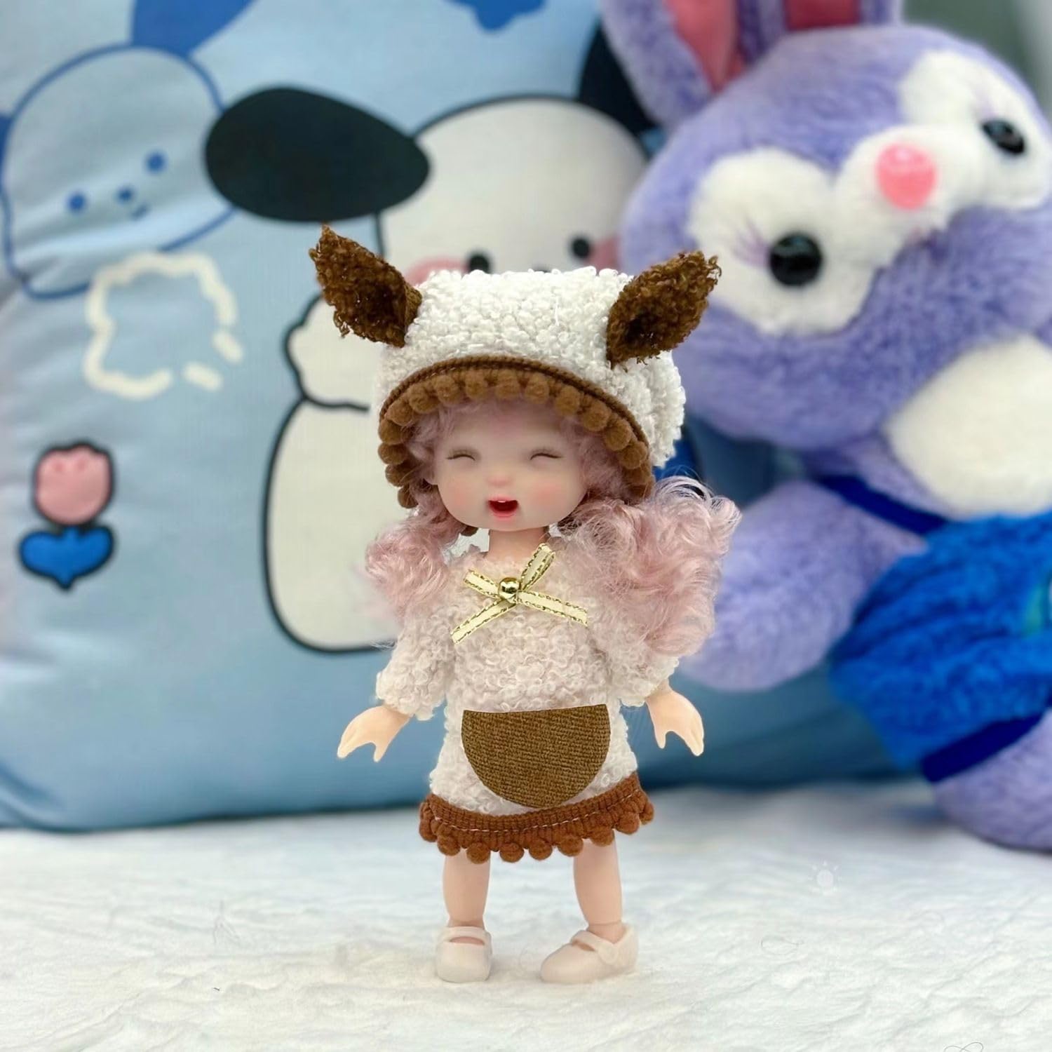 Amazon | MOMOAO 人形 17cmドール お人形 5種類セット おままごと